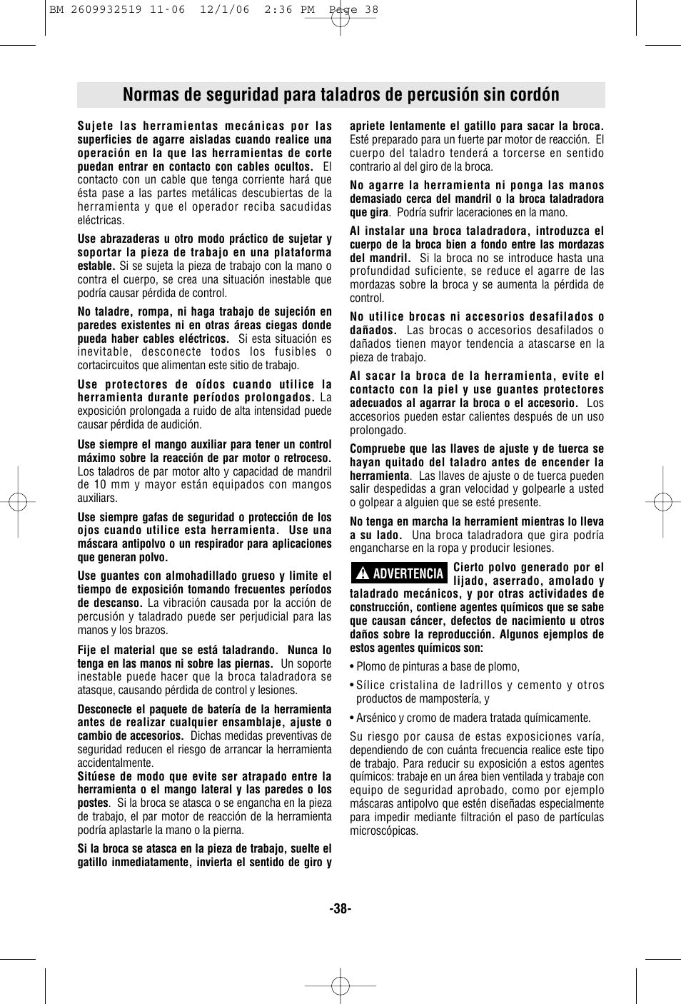 Bosch 15618 User Manual | Page 38 / 56