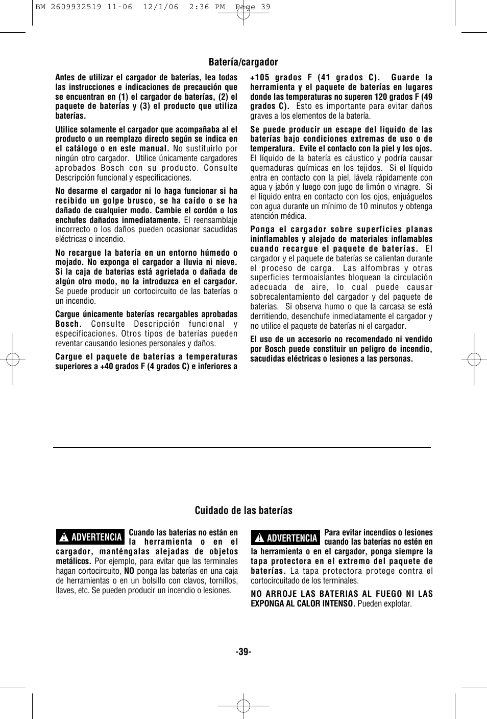 Bosch 15618 User Manual | Page 39 / 56