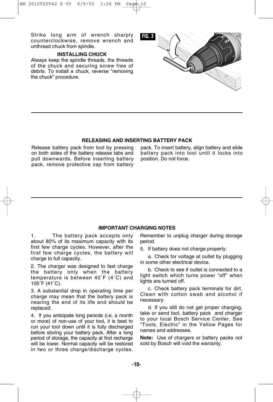 Bosch 33614 User Manual | Page 10 / 52