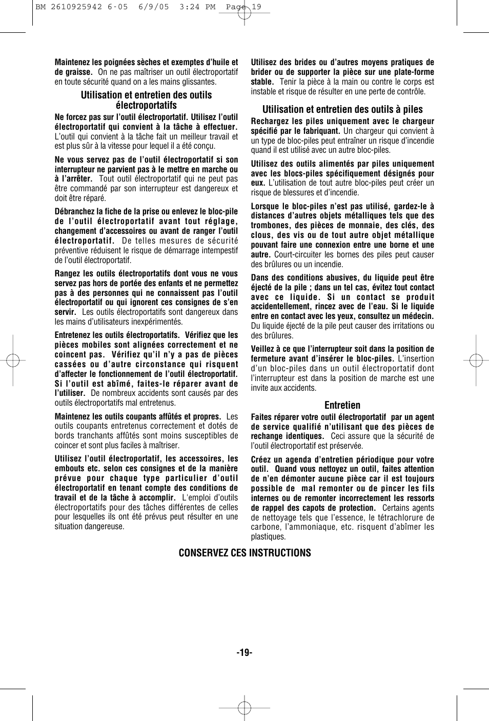 Bosch 33614 User Manual | Page 19 / 52