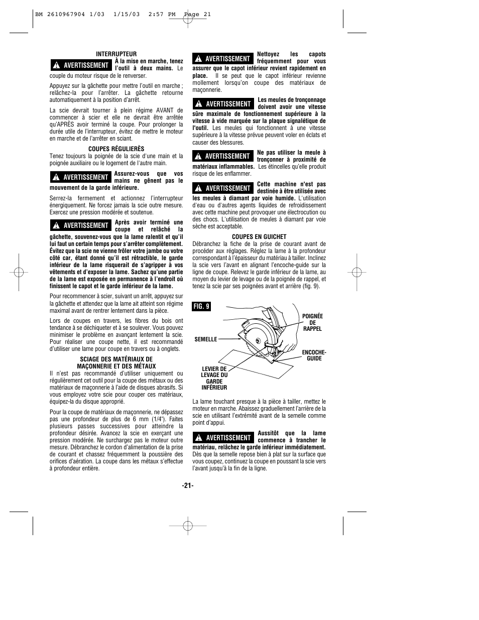 Bosch 1655 User Manual | Page 21 / 36