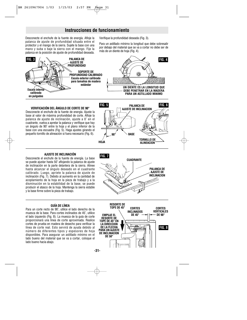 Instrucciones de funcionamiento | Bosch 1655 User Manual | Page 31 / 36