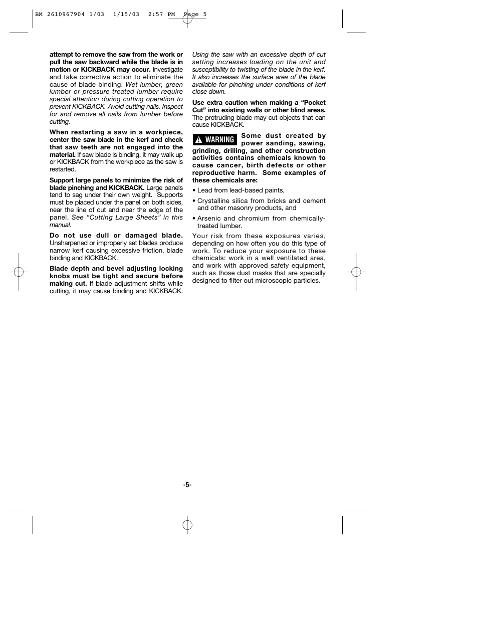 Bosch 1655 User Manual | Page 5 / 36