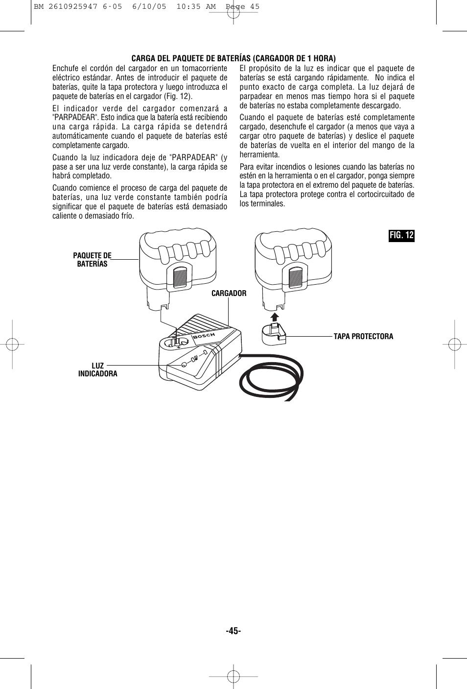Bosch 1645-24 User Manual | Page 45 / 48