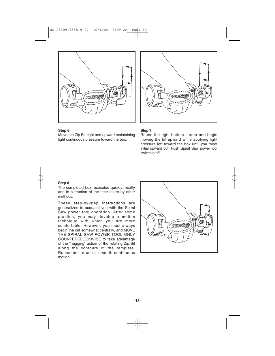 Bosch RZ25 User Manual | Page 13 / 44