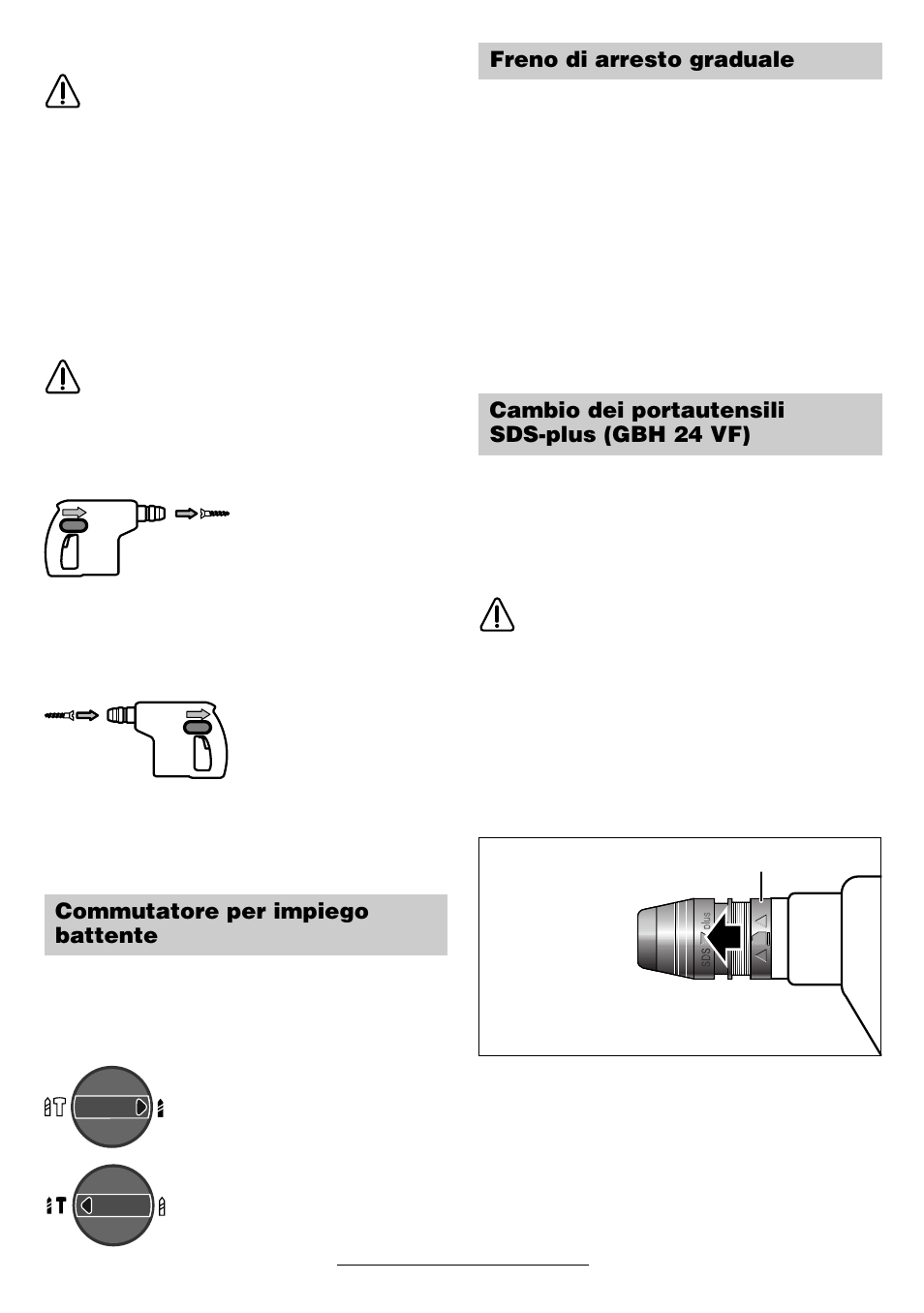 Bosch GBH 24 V User Manual | Page 39 / 82