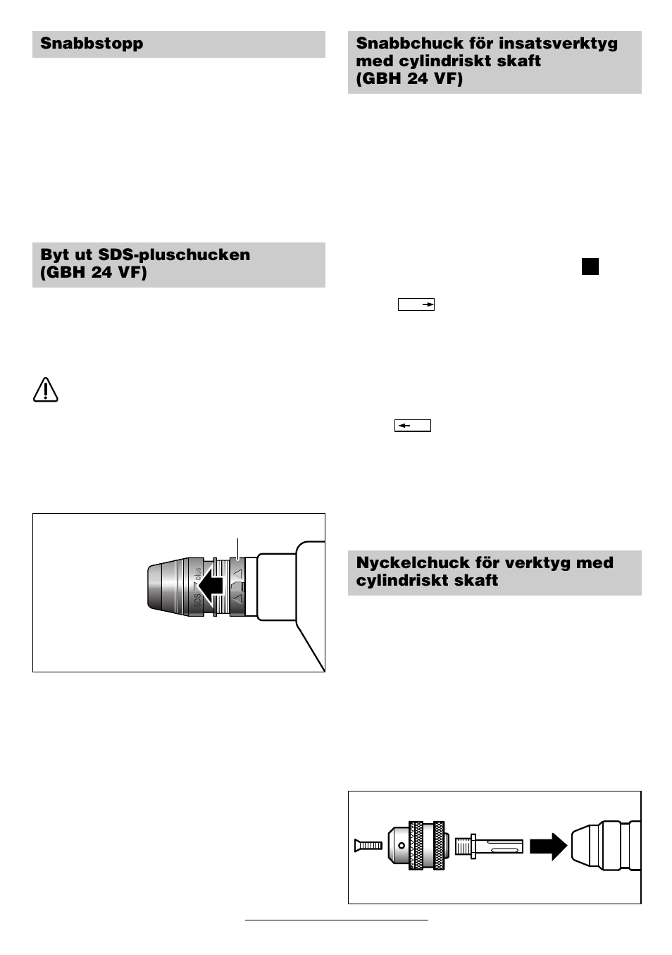 Bosch GBH 24 V User Manual | Page 57 / 82