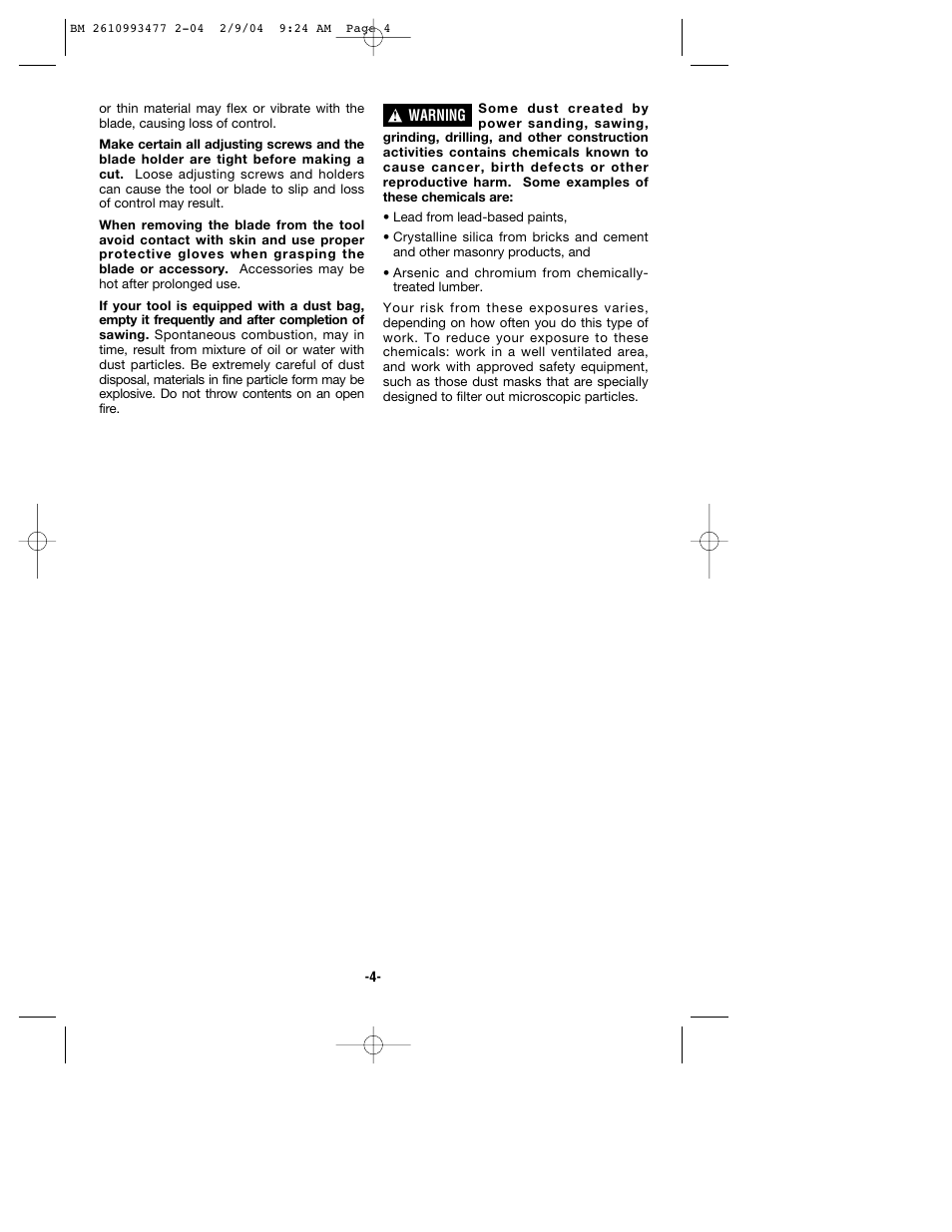 Bosch 1587DVS User Manual | Page 4 / 32
