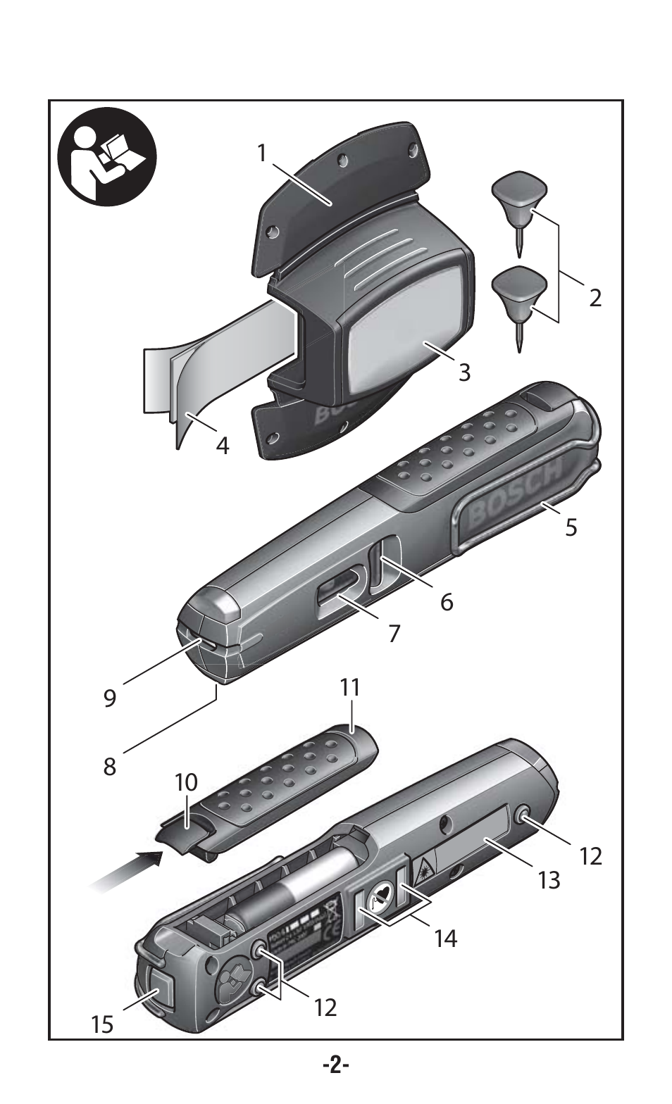 Bosch GPLL5 User Manual | Page 2 / 36