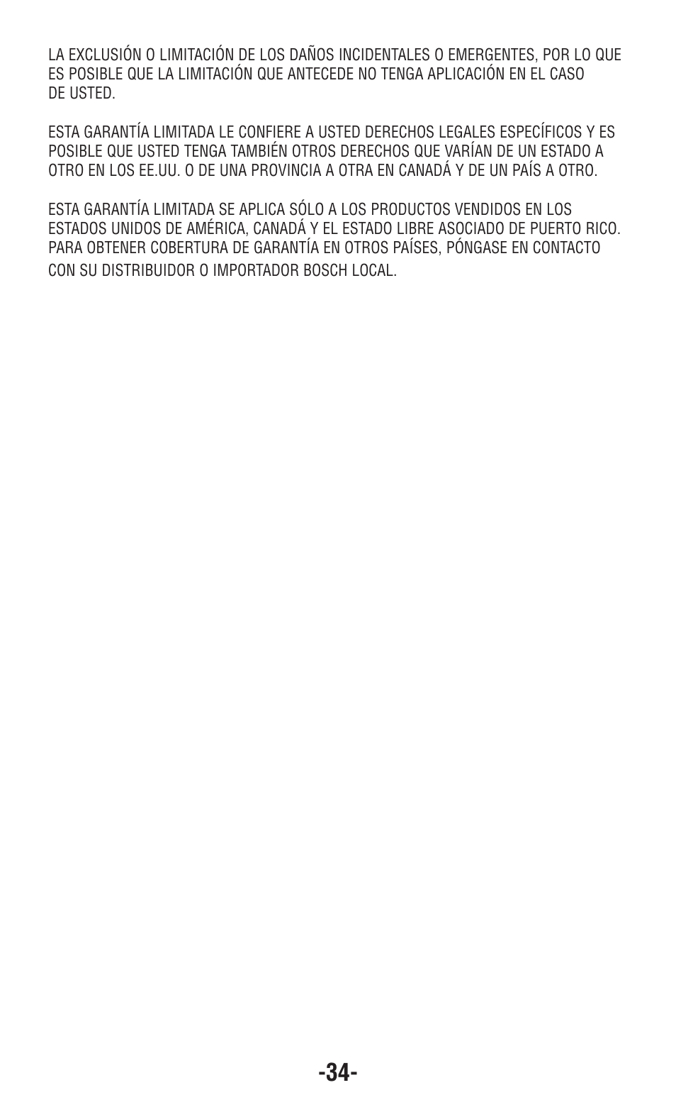 Bosch GPLL5 User Manual | Page 34 / 36