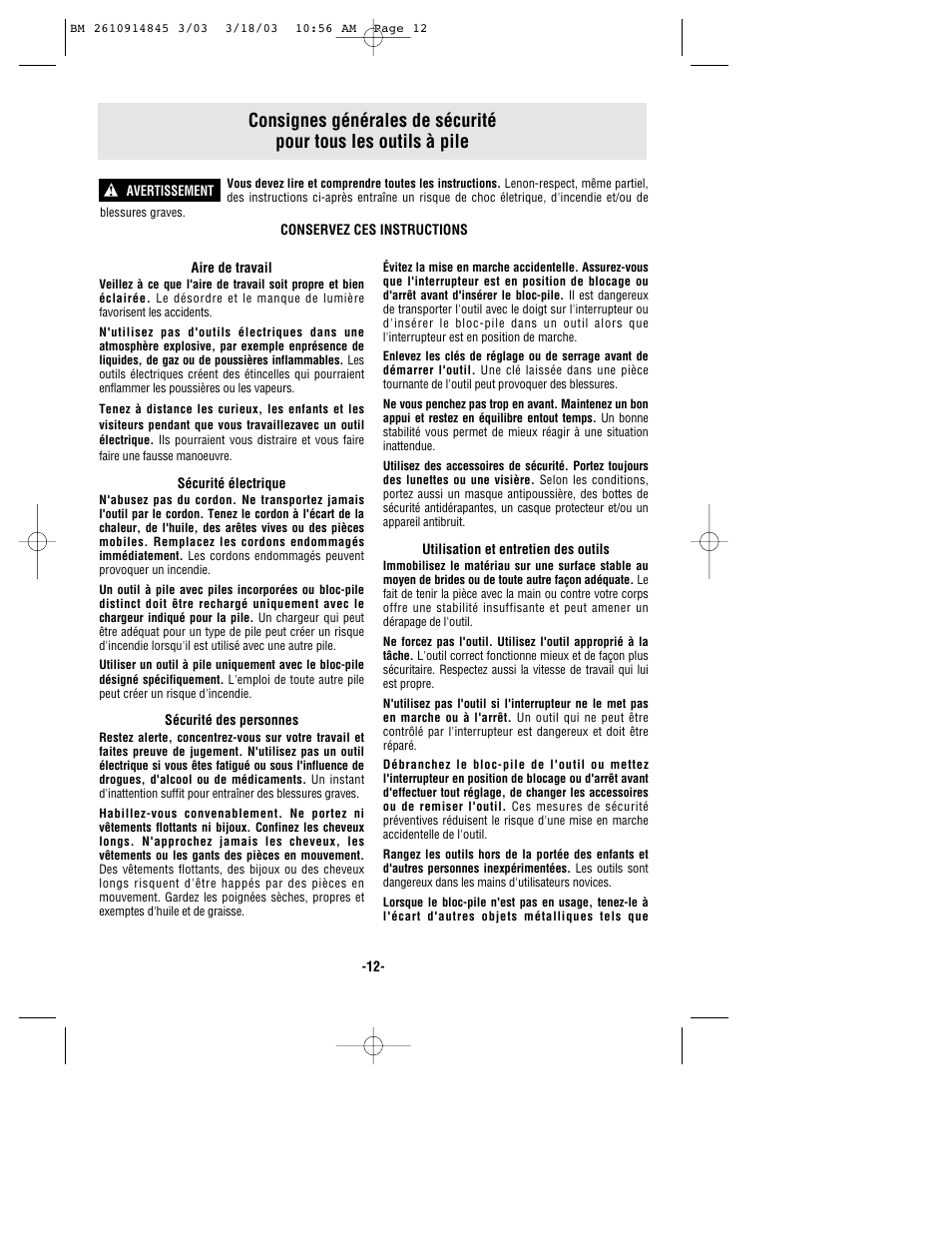 Bosch 12524 User Manual | Page 12 / 32