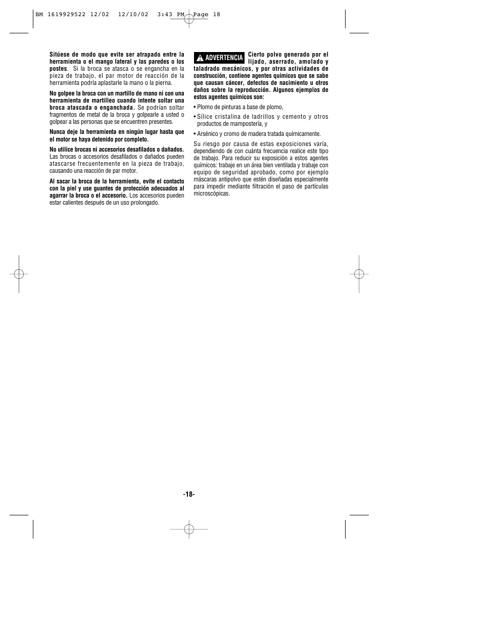 Bosch 11304 User Manual | Page 18 / 24
