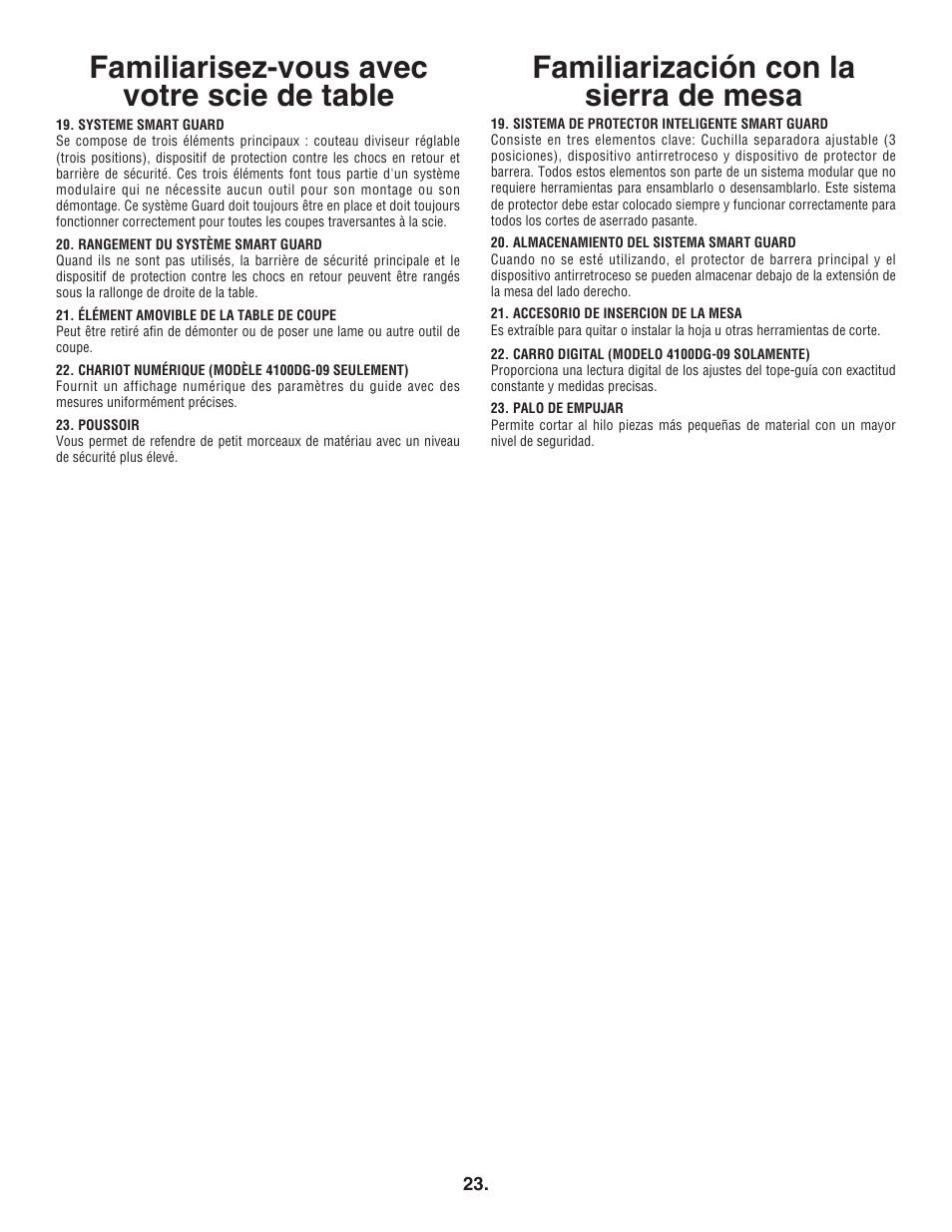Bosch 4100DG User Manual | Page 23 / 88