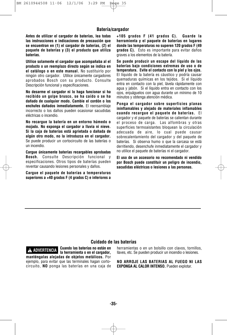 Bosch 18636 User Manual | Page 35 / 48