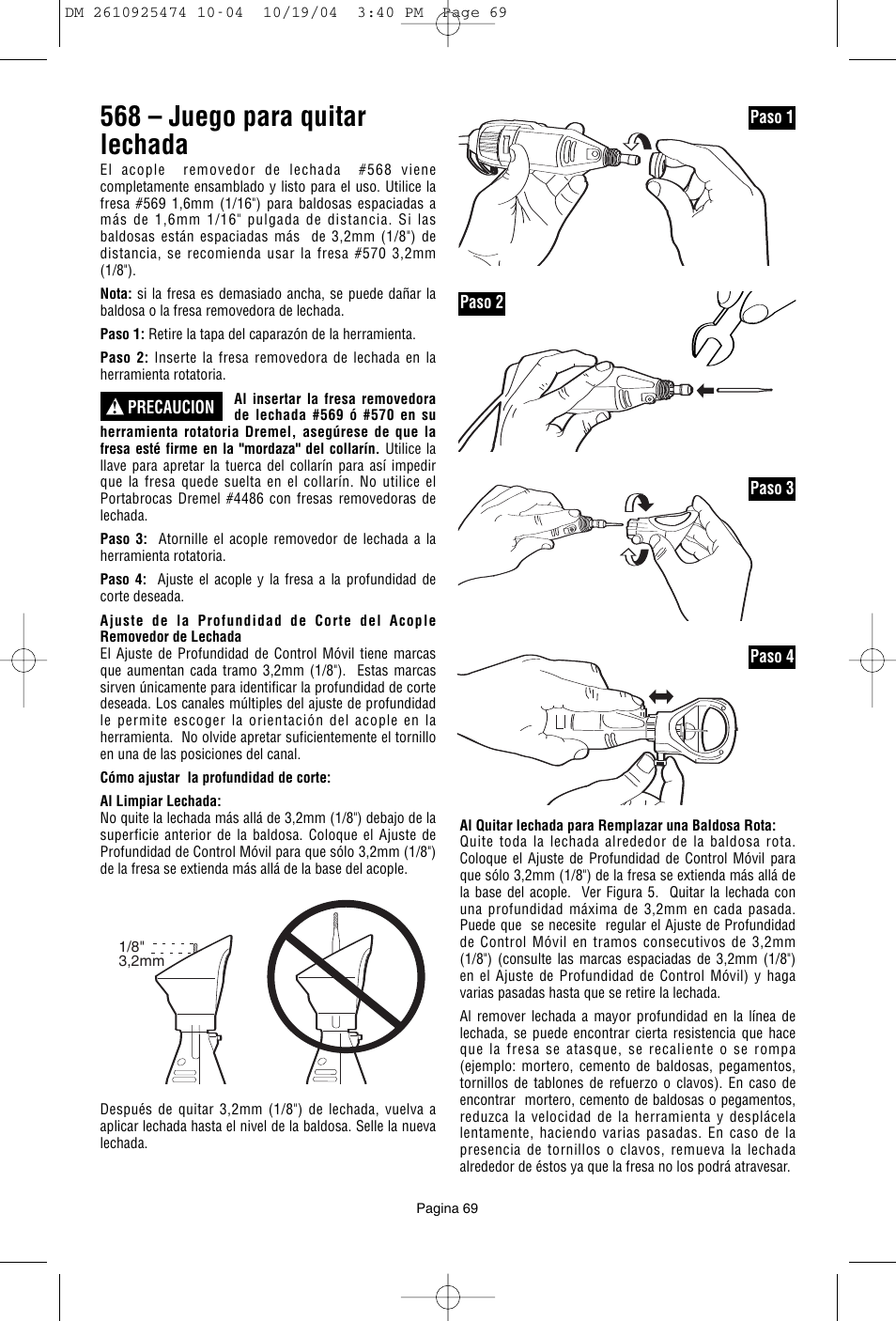 568 – juego para quitar lechada | Bosch 275T6 User Manual | Page 69 / 92