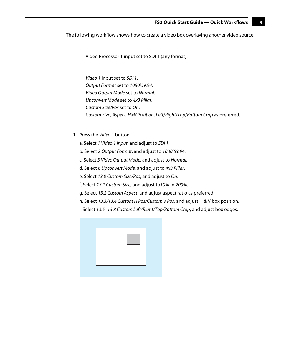 Picture overlay | AJA FS2 Quick Start User Manual | Page 9 / 14