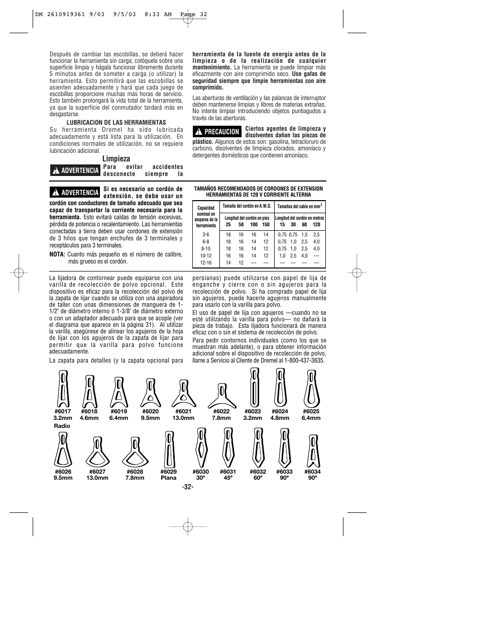 Limpieza | Bosch 6000 User Manual | Page 32 / 35