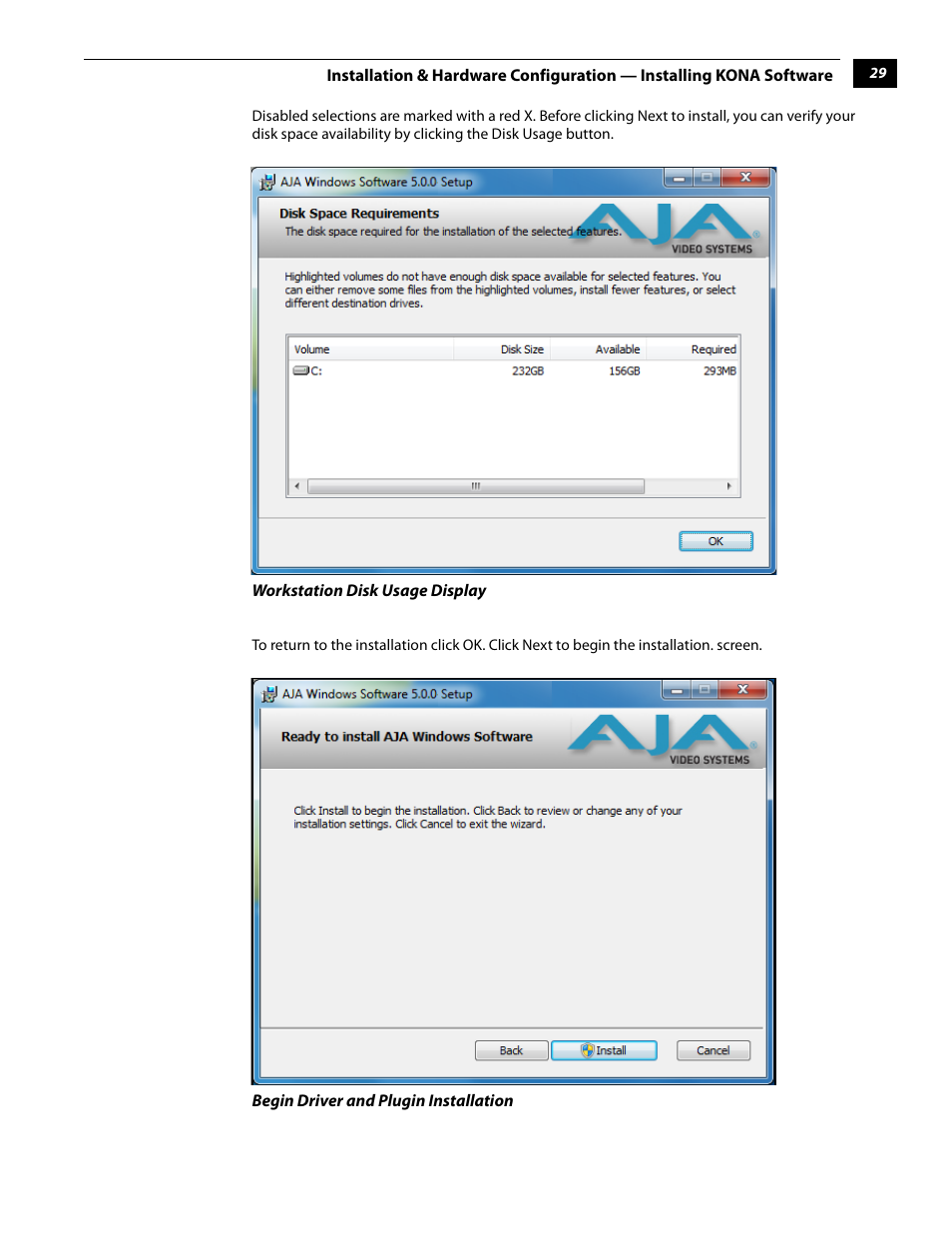 AJA KONA 5.0 User Manual | Page 39 / 128