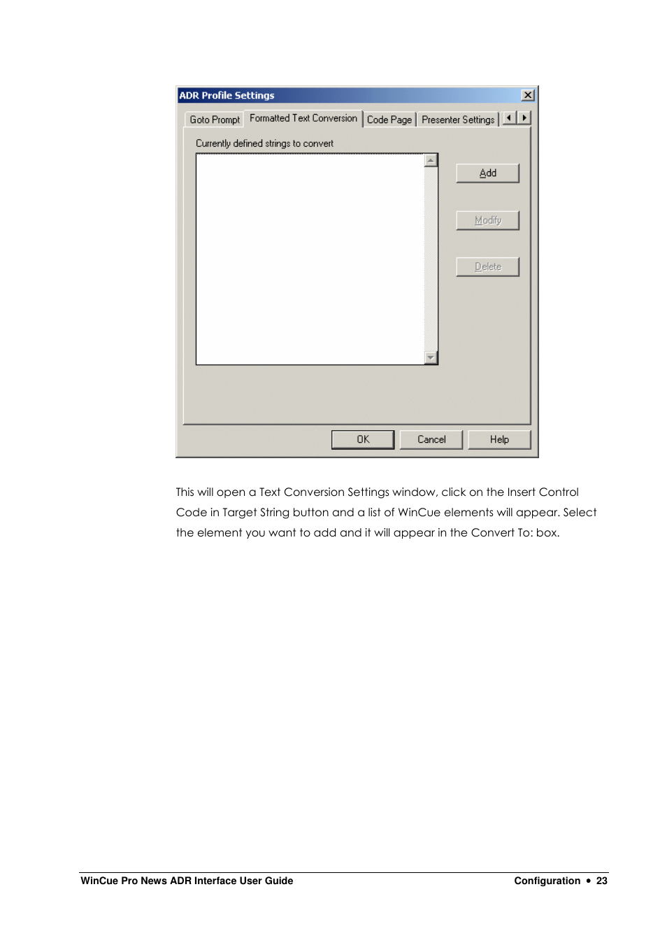 Autocue WinCue Pro News ADR 2006 User Manual | Page 23 / 35