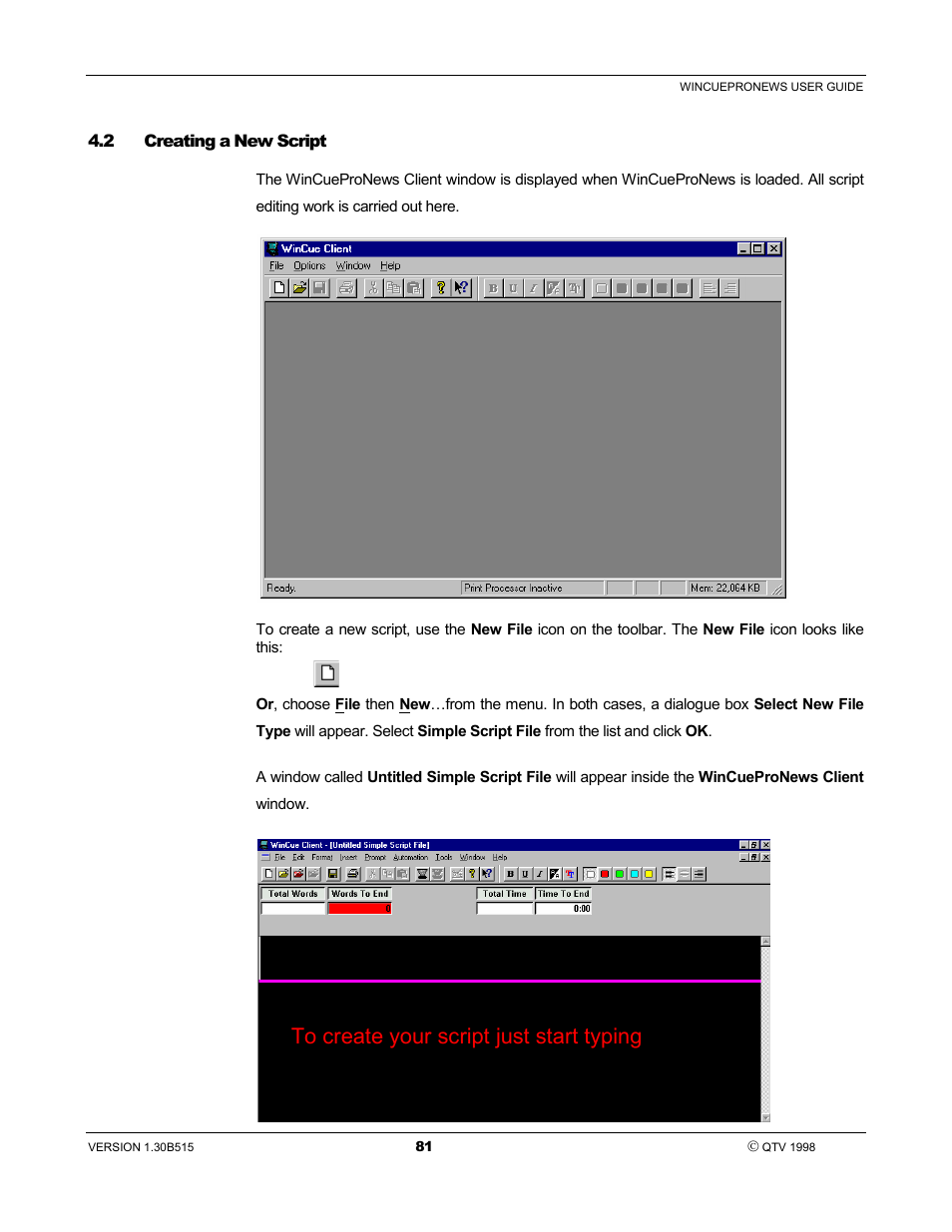 Autocue WinCue Pro News User Manual | Page 81 / 135