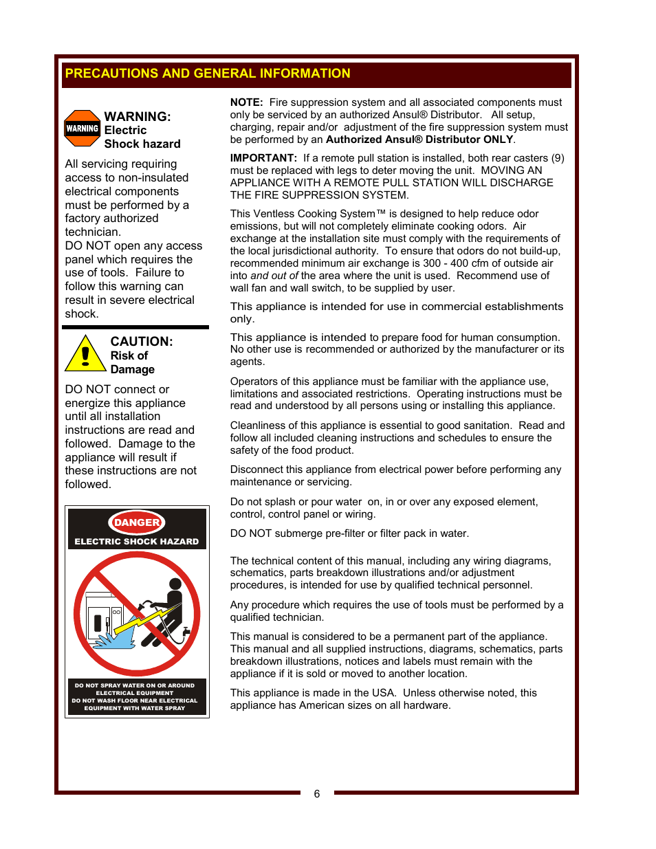 Bloomfield WVOC-2HSG User Manual | Page 8 / 34