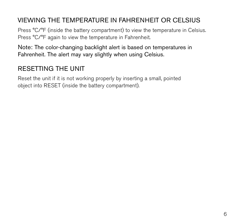 Brookstone Always Perfect Chefs Fork 798333 User Manual | Page 7 / 11