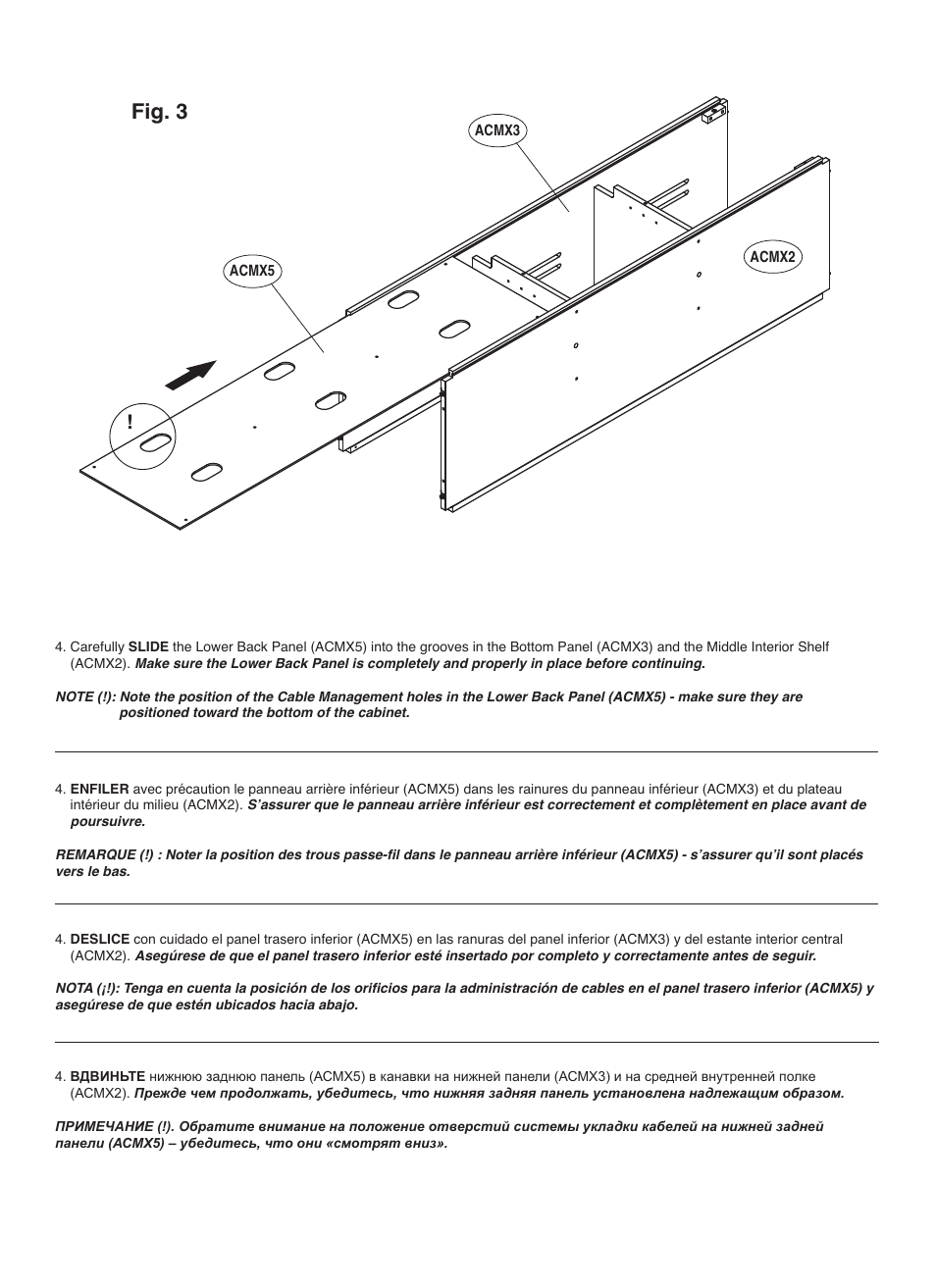Fig. 3 | Bell'O WAVS99175 User Manual | Page 7 / 16