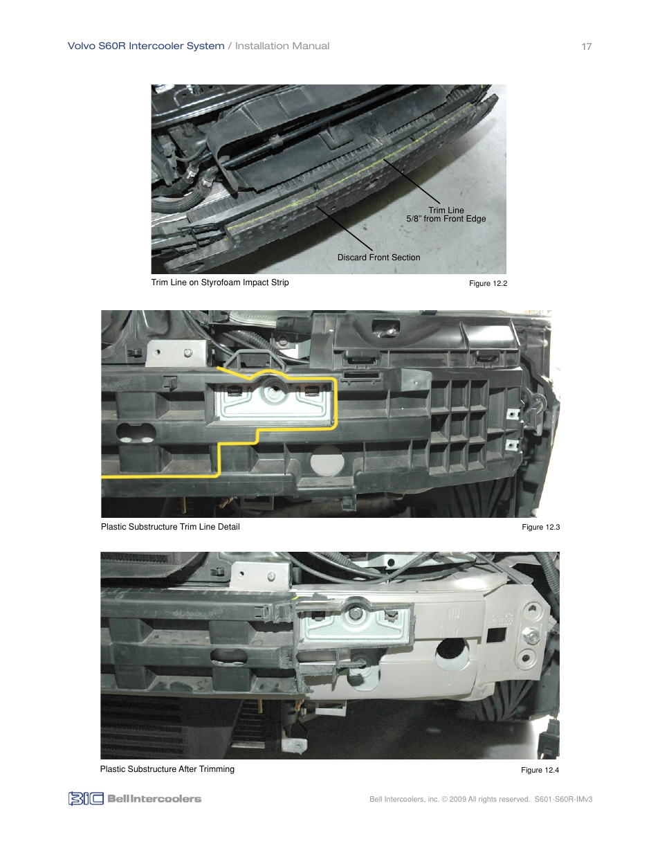 BIC Volvo S60R Front Mount Intercooler System User Manual | Page 19 / 24