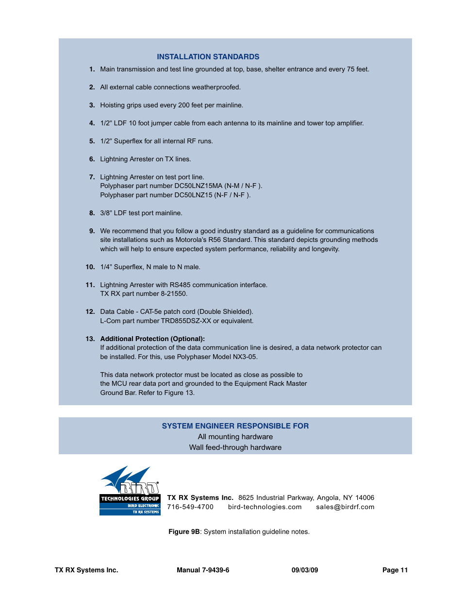 Bird Technologies 429-83H-01 Series-Manual User Manual | Page 19 / 48