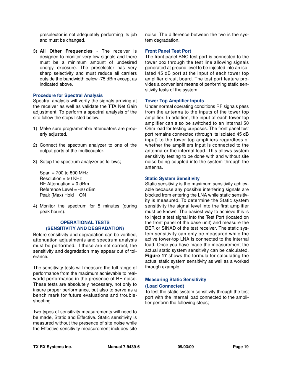 Bird Technologies 429-83H-01 Series-Manual User Manual | Page 27 / 48