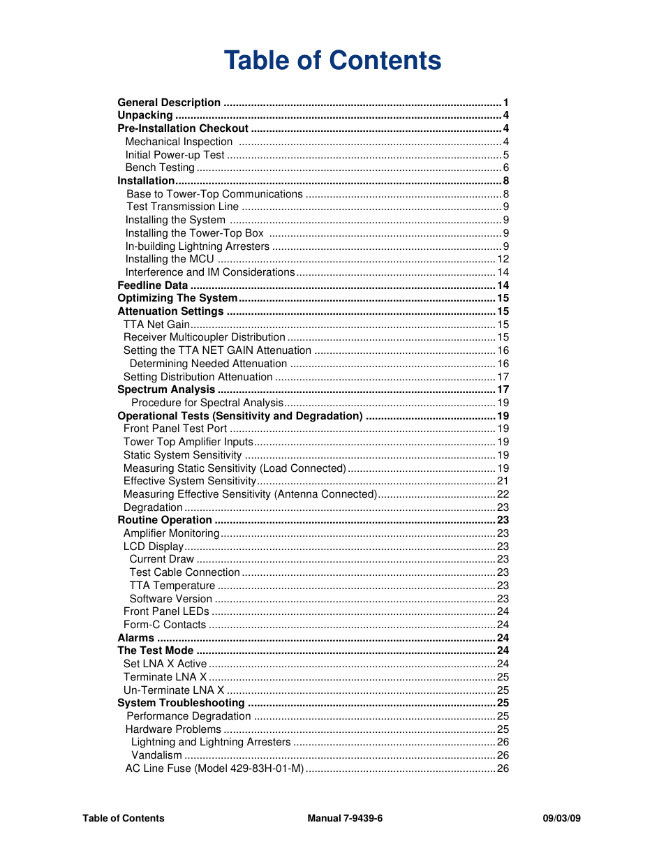 Bird Technologies 429-83H-01 Series-Manual User Manual | Page 5 / 48