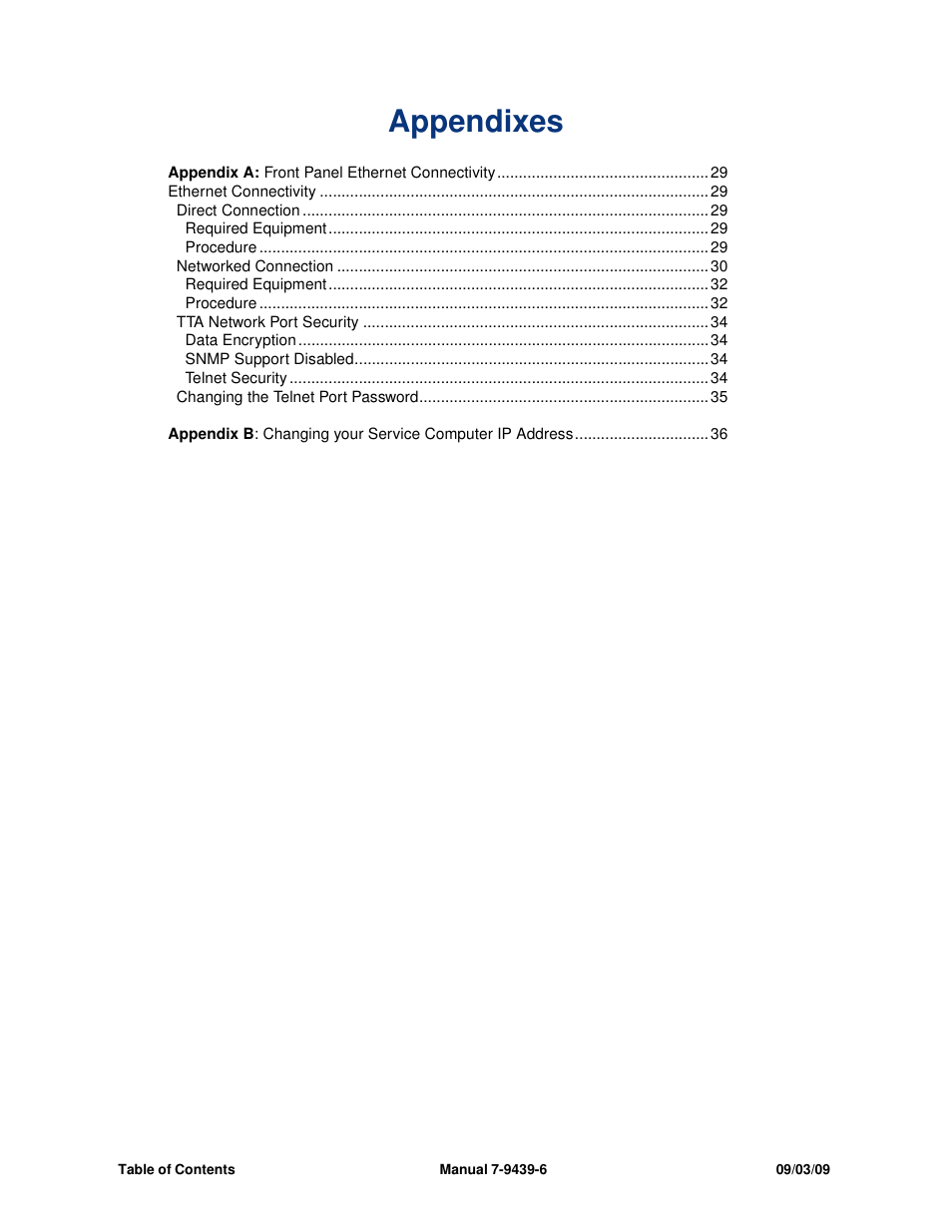 Appendixes | Bird Technologies 429-83H-01 Series-Manual User Manual | Page 7 / 48