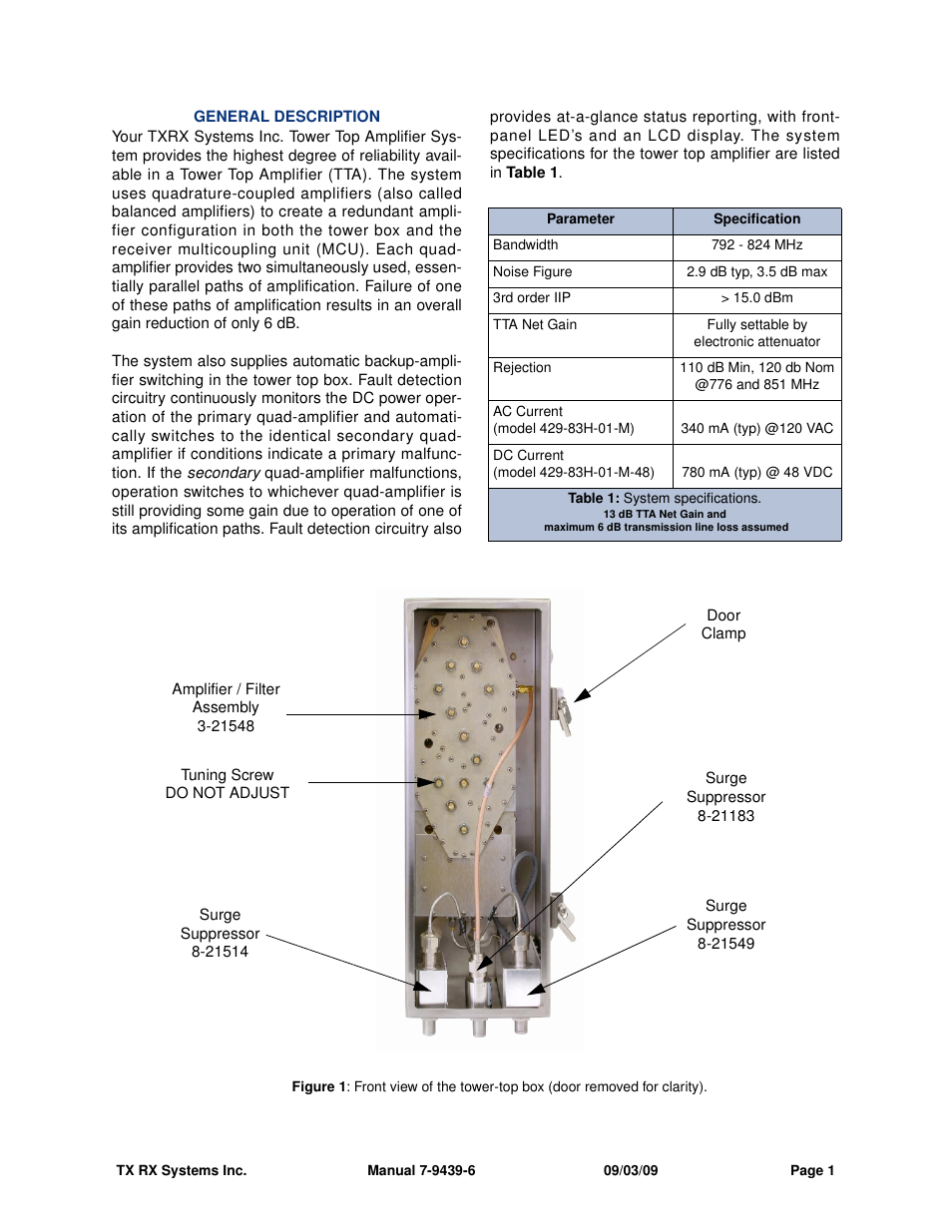 9439s1-6.pdf | Bird Technologies 429-83H-01 Series-Manual User Manual | Page 9 / 48