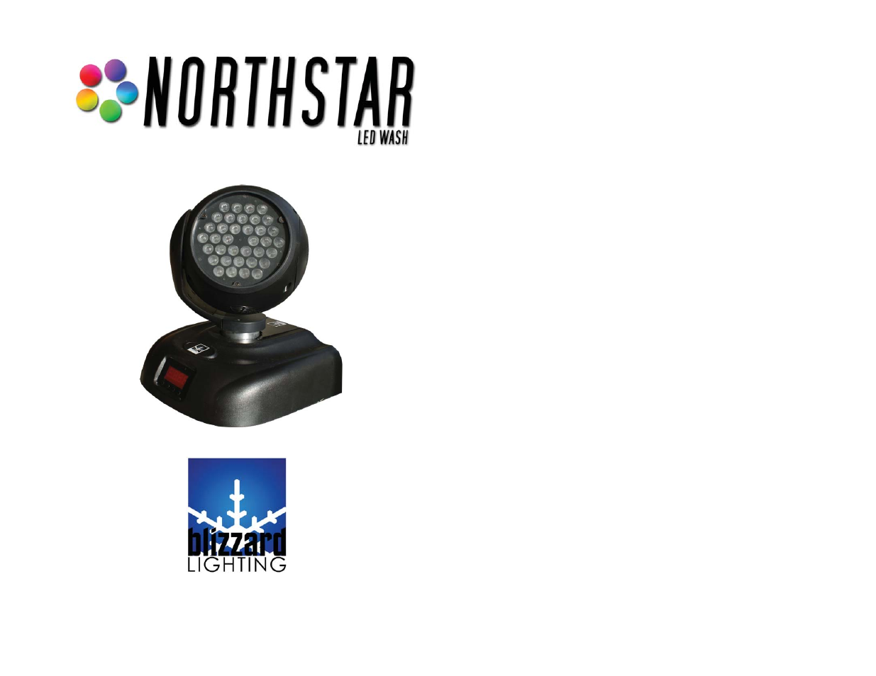 Blizzard Lighting NorthStar Professional LED Wash User Manual | 10 pages
