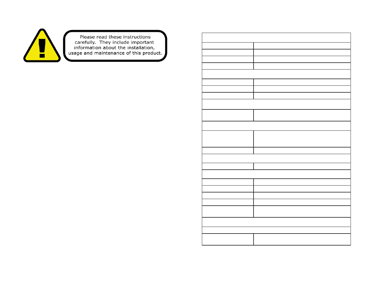 Safety instructions | Blizzard Lighting AW Rocklite (Rev A) User Manual | Page 4 / 10