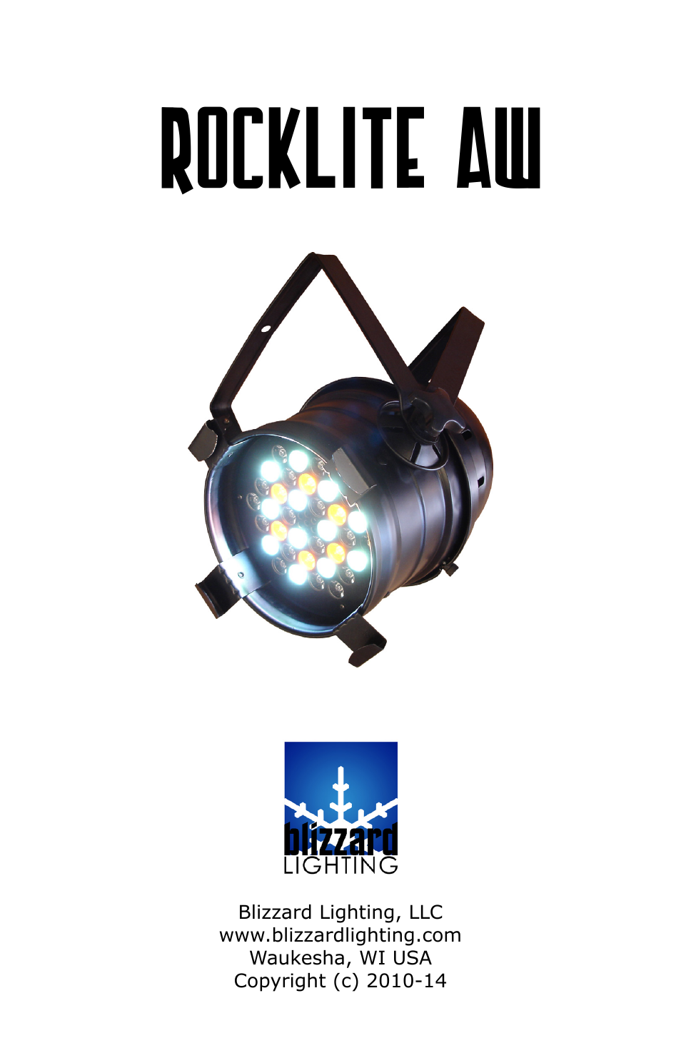 Blizzard Lighting AW RockLite (Rev B) User Manual | 20 pages