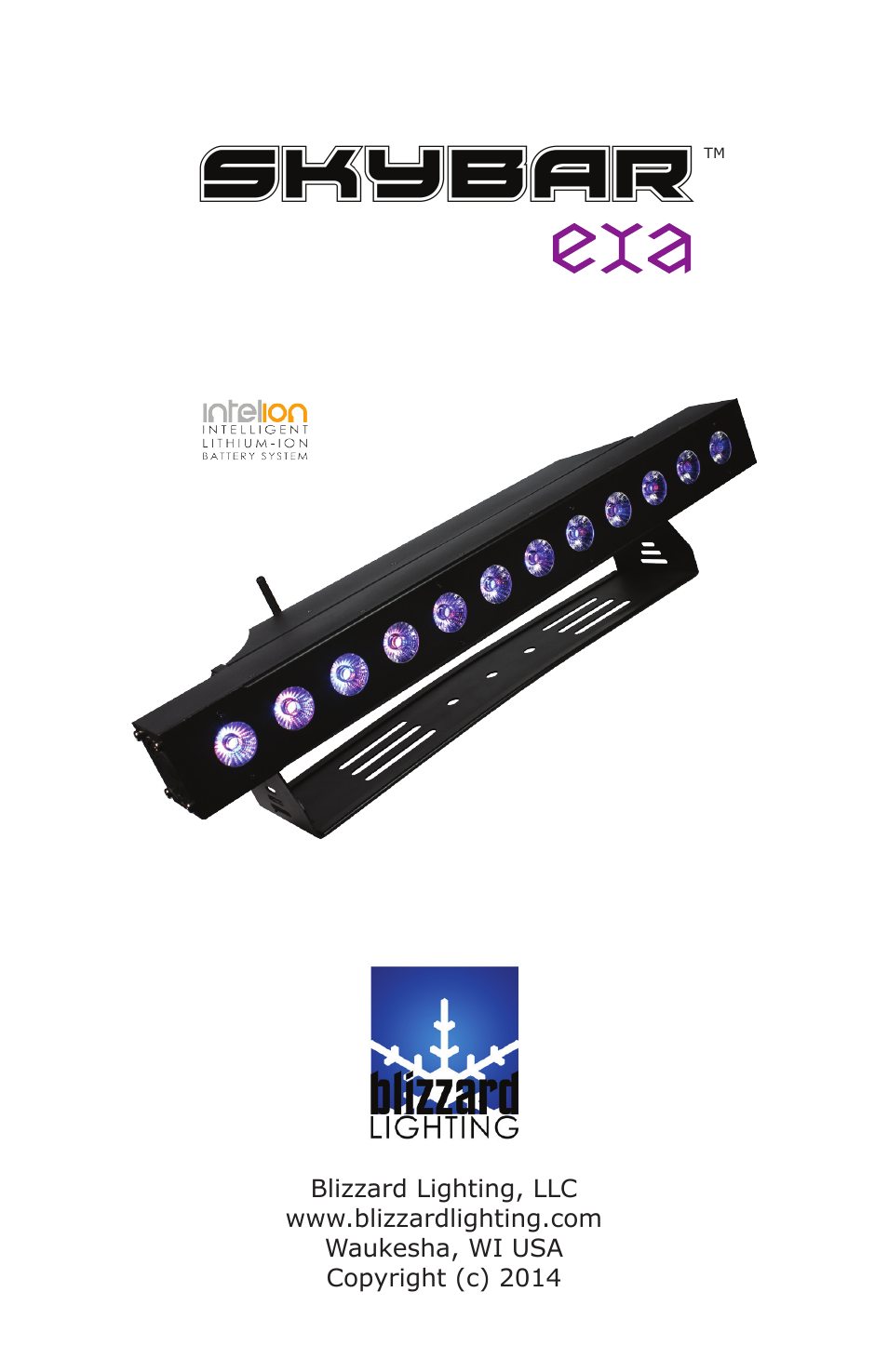 Blizzard Lighting EXA SkyBar (Rev A) User Manual | 24 pages