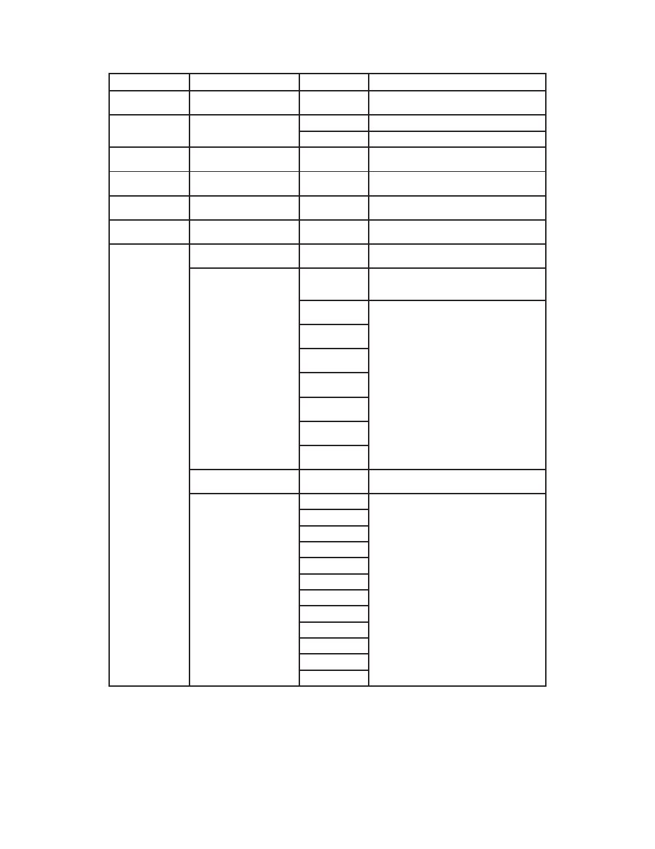 Page 11, Control panel menu structure | Blizzard Lighting Beam Torrent 90 (Rev A) User Manual | Page 11 / 20