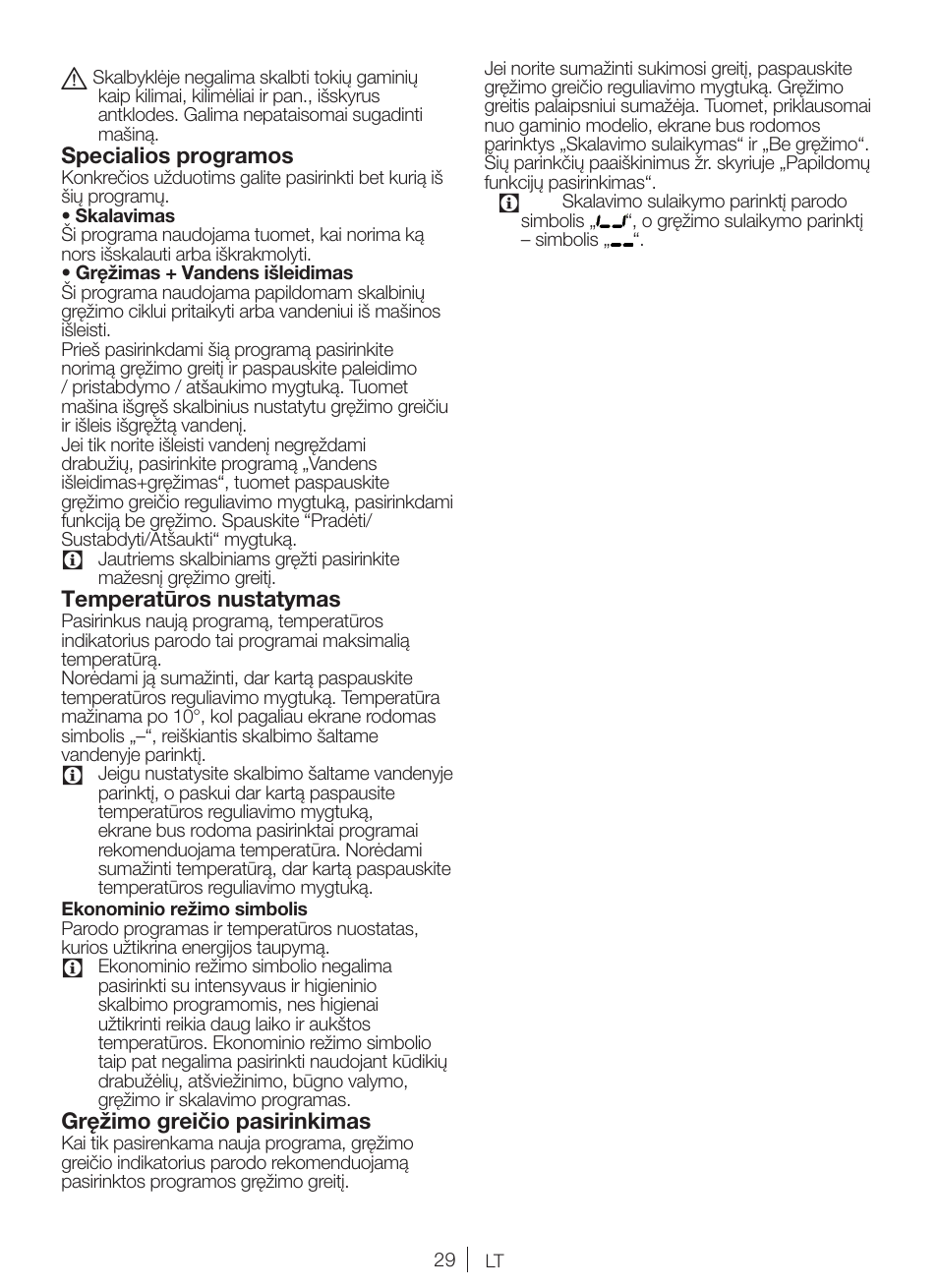 Blomberg WNF 8447 RCE30 User Manual | Page 29 / 71