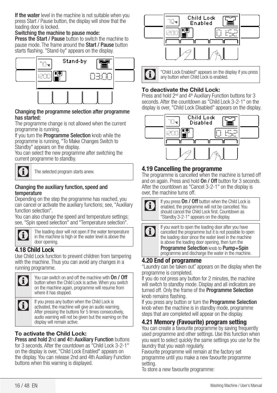 Blomberg WMF 8629 WZE40 User Manual | Page 16 / 48