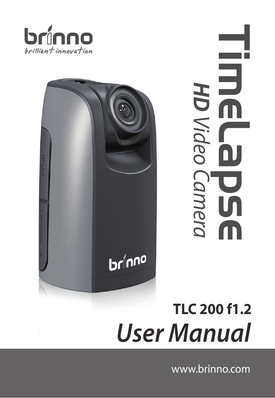 Brinno TLC200 f1.2 User Manual | 24 pages