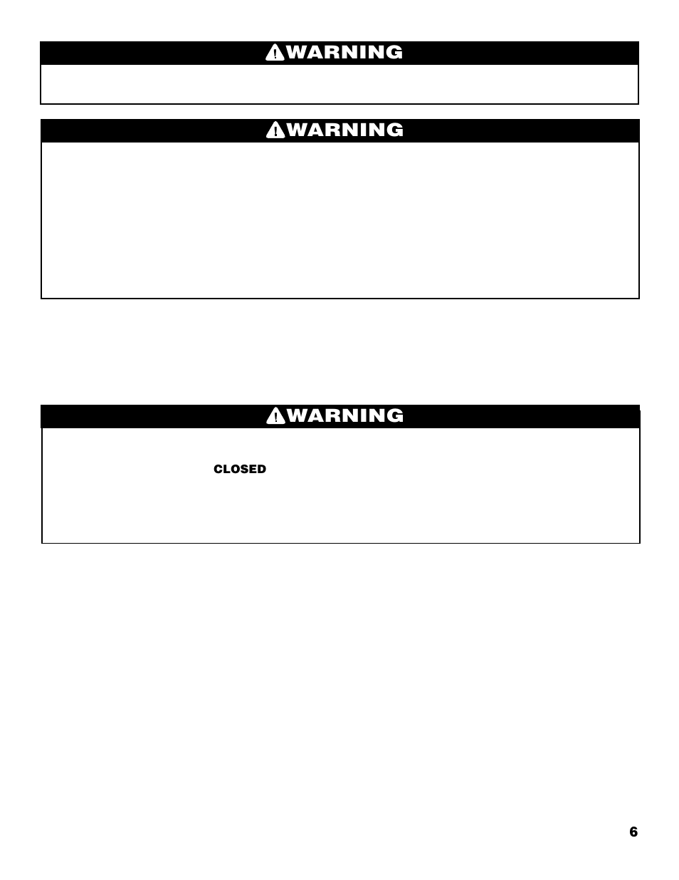 Warning | Brinkmann 2610 Series User Manual | Page 7 / 32