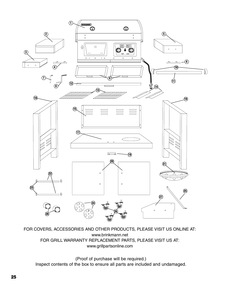 Brinkmann Charcoal/Gas Grill User Manual | Page 26 / 68