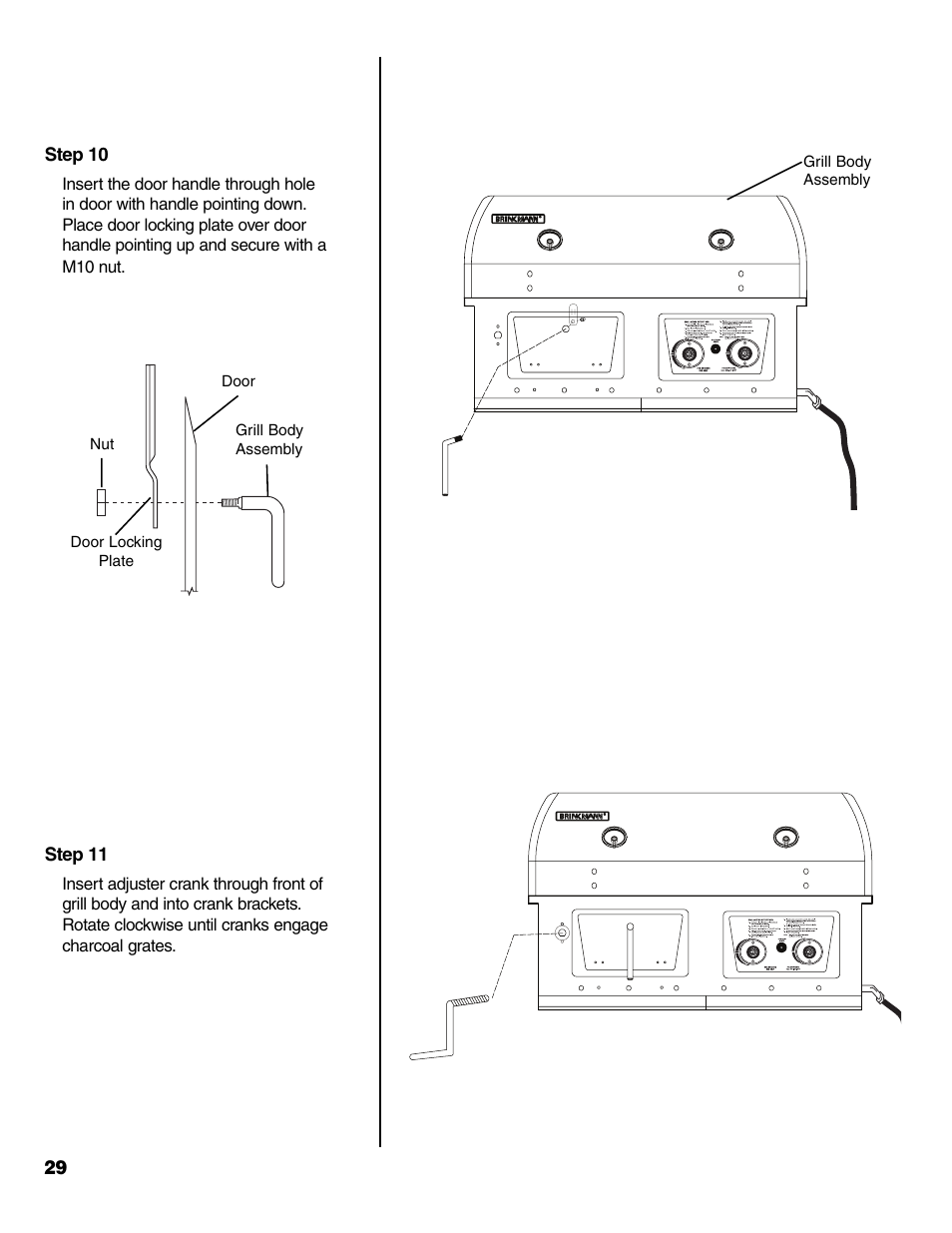 Brinkmann Charcoal/Gas Grill User Manual | Page 30 / 68