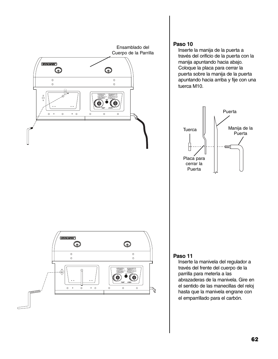 Brinkmann Charcoal/Gas Grill User Manual | Page 63 / 68