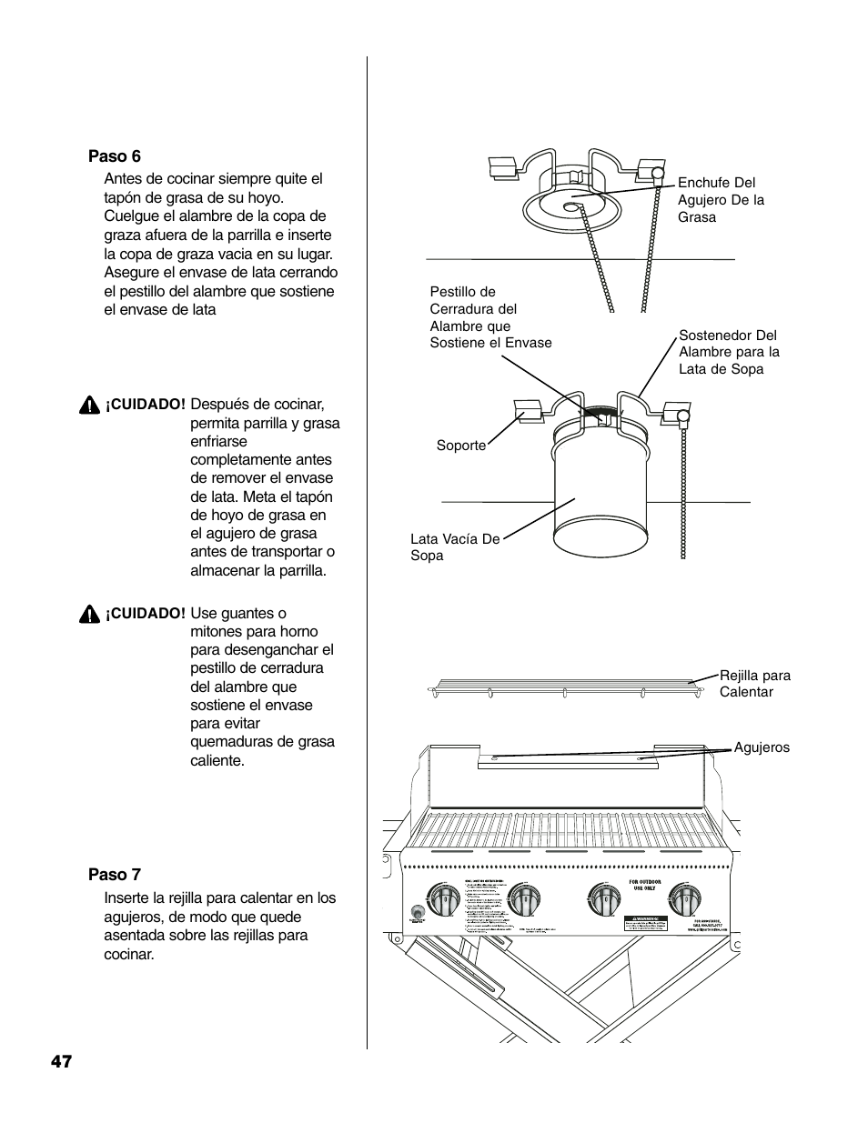 Brinkmann Portable Tailgate Gas Grill User Manual | Page 48 / 52