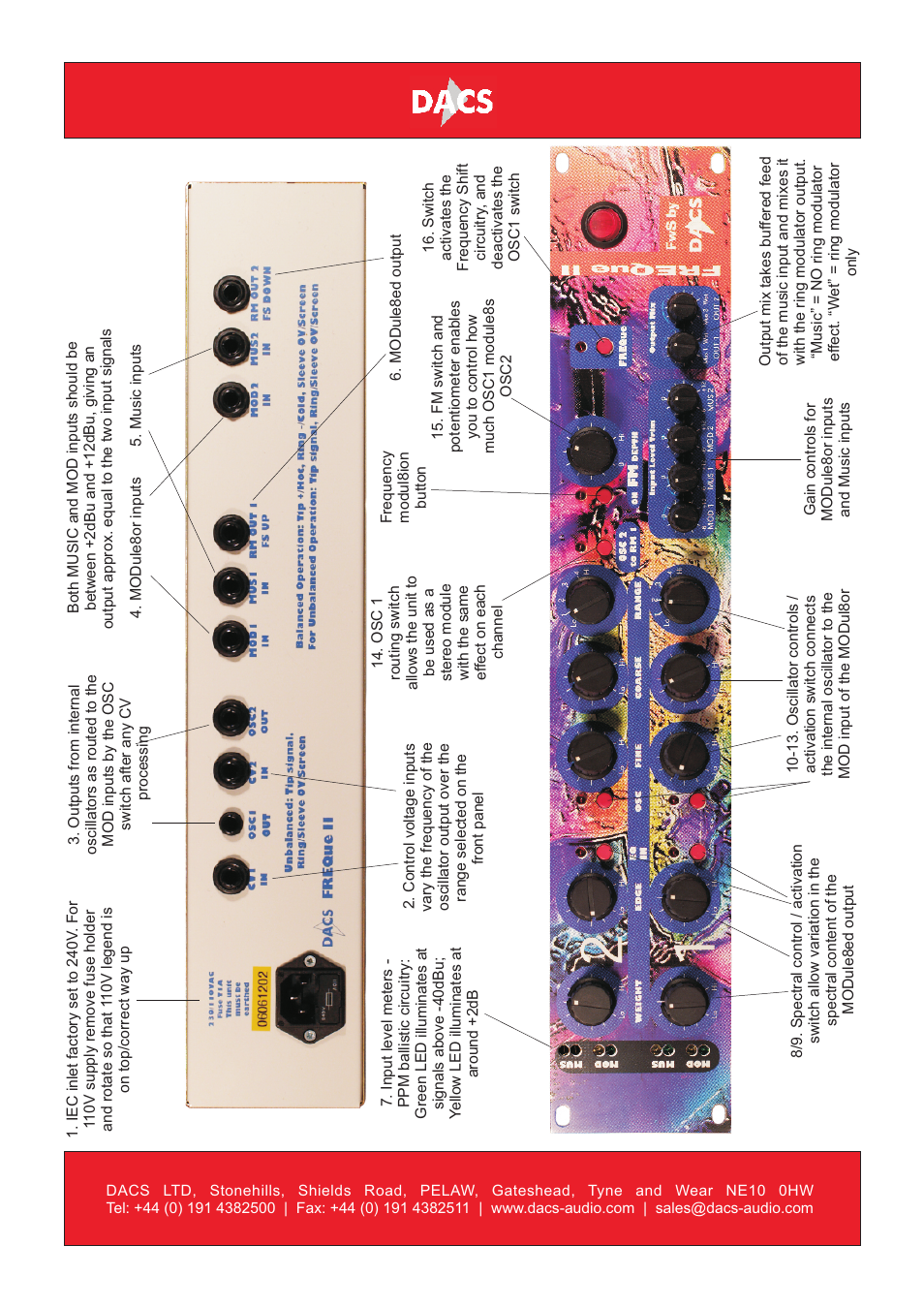 DACS Audio FREQue II User Manual | Page 3 / 8