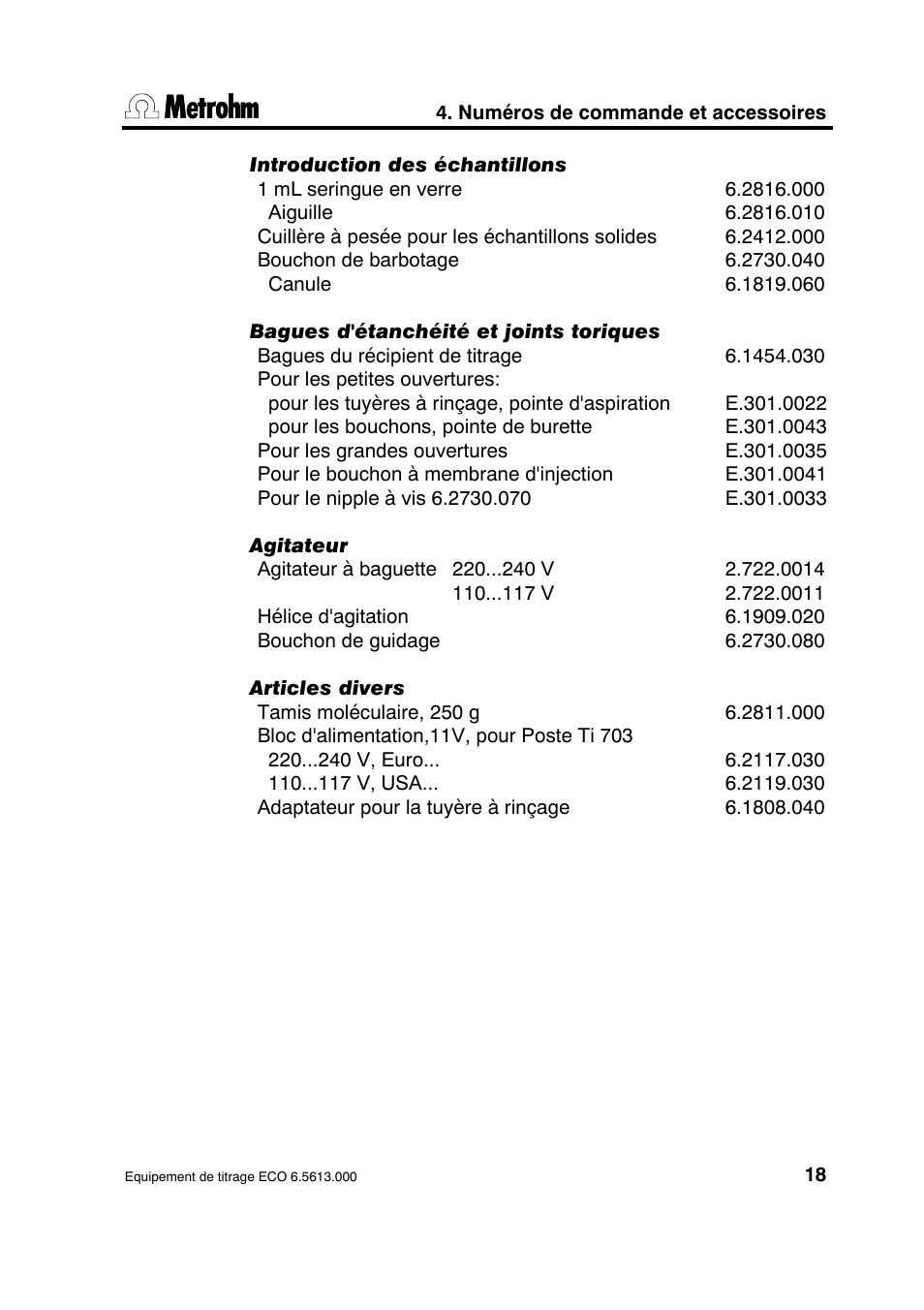 Metrohm 6.5613.000 ECO Titration Equipment User Manual | Page 23 / 31