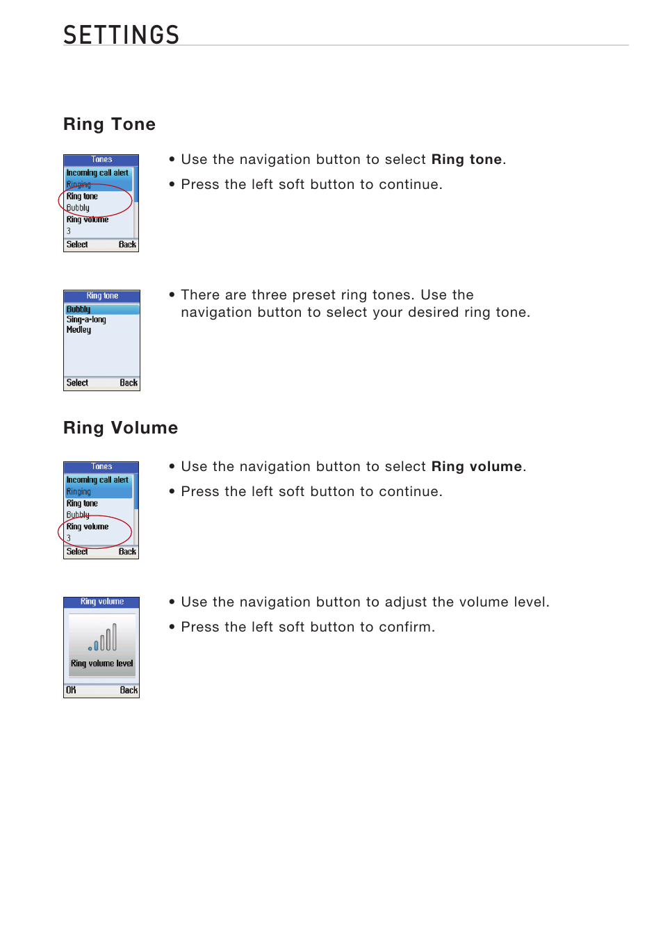 Settings | Belkin Desktop Internet Phone F1PP010EN-SK User Manual | Page 35 / 47