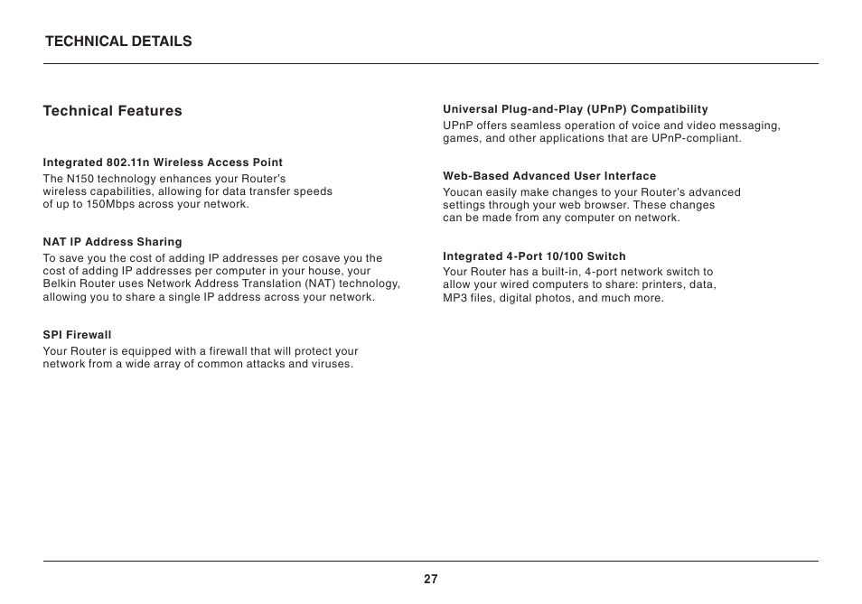 Belkin N300 User Manual | Page 29 / 50